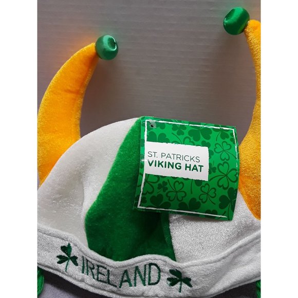 Saint Patrick's Viking hat with horns Ireland - Picture 3 of 6